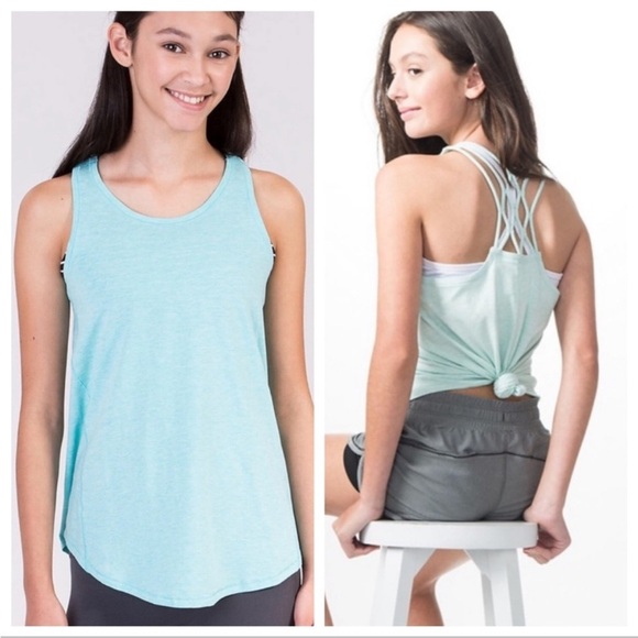 Ivivva Lululemon Quiet Moments Tank Top size 12 - Picture 1 of 9